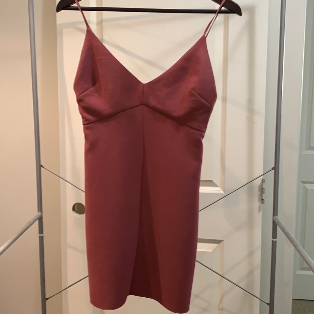 Elegant rose pink dress from Aritzia